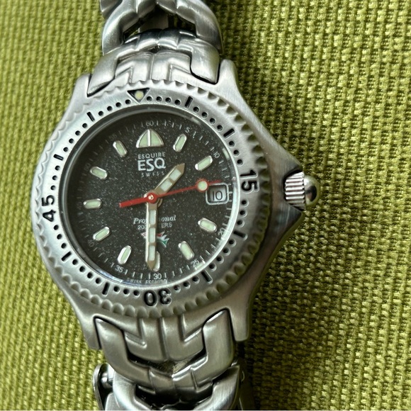 ESQ By Movado Women’s Submersible Watch, Professional WR-200M,
Date - Picture 4 of 8